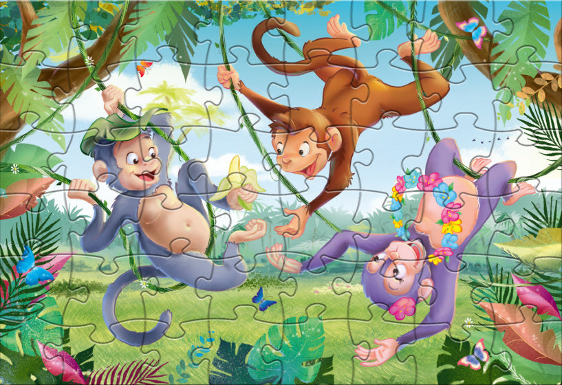 legpuzzel Jungle junior 48 stukjes