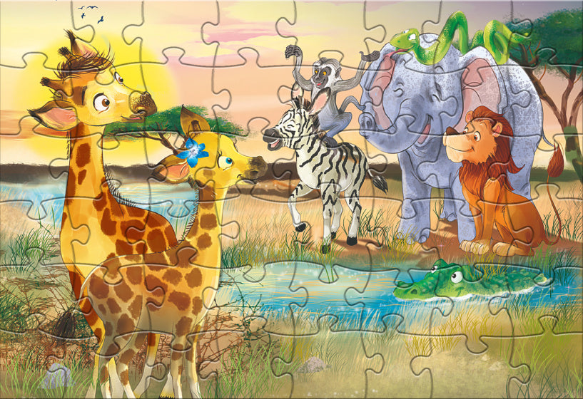 legpuzzel Kleine Giraf junior 24/48 stukjes
