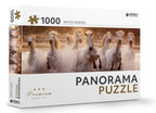 legpuzzel White Horses panorama 1000 stukjes
