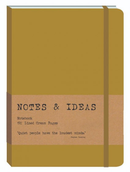 notitieboek 28 x 17 x 7 cm polyurethaan goud