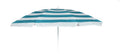 parasol 152x160 cm staal groen/wit