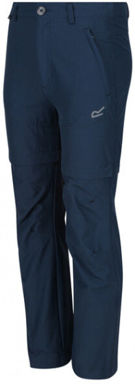 afritsbroek HikeFell junior polyamide blauw mt 135/140