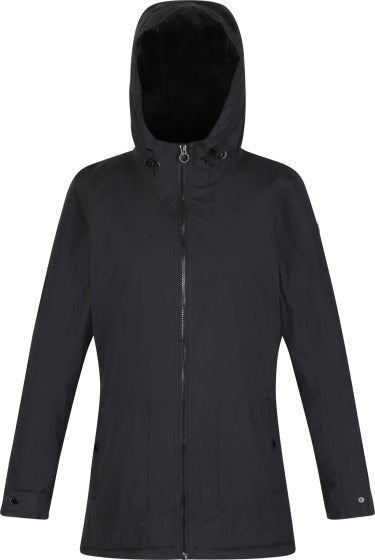 Bergonia II outdoorjack dames zwart maat XXL