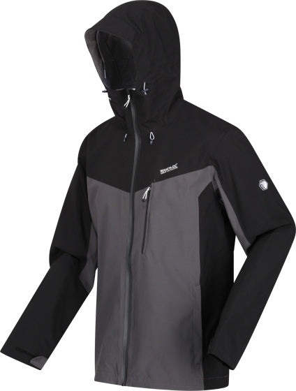 Regatta - Regatta - Regatta - Regatta - Regatta - Regatta - Birchdale outdoorjack heren donkergrijs zwart maat L