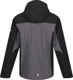 Birchdale outdoorjack heren donkergrijs/zwart maat M
