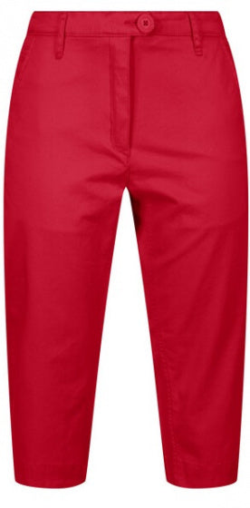 broek Maleena II dames katoen/elastaan rood maat 44