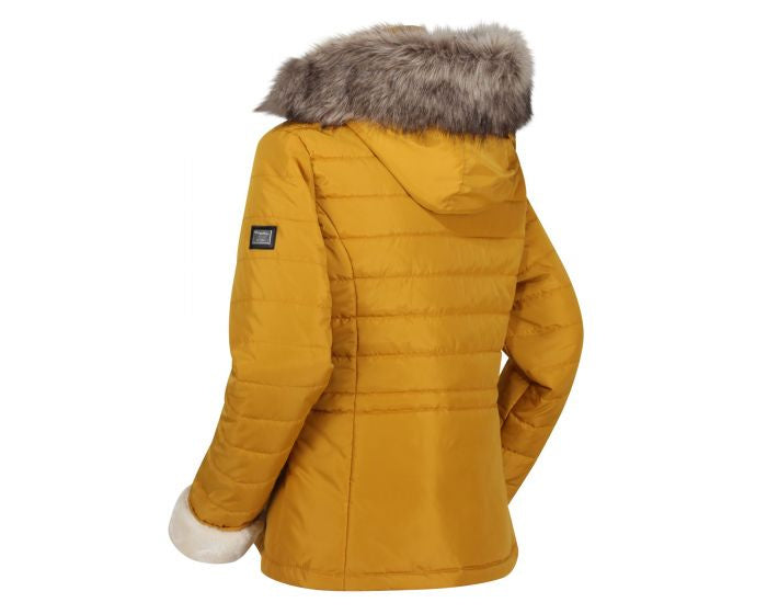 winterjas Westlynn dames polyester gele maat 36