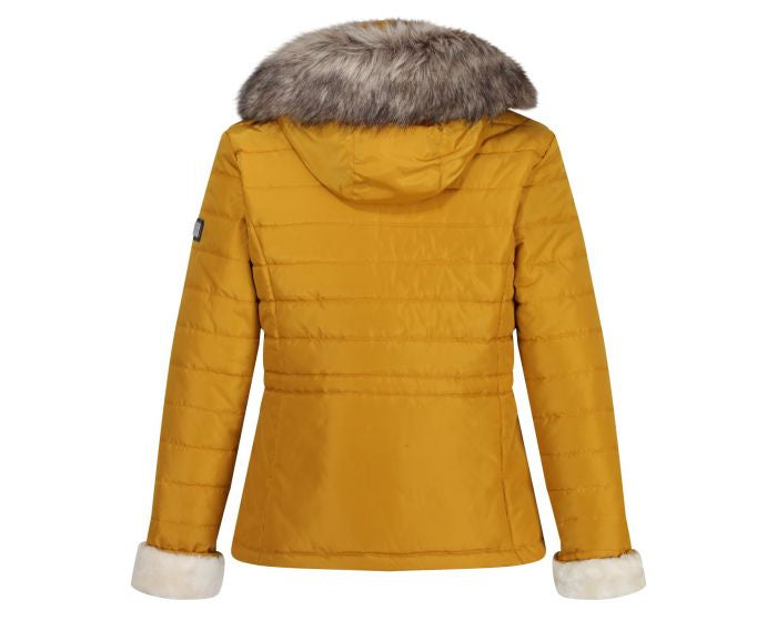 winterjas Westlynn dames polyester gele maat 36