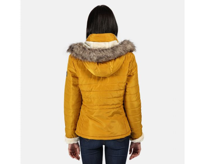 winterjas Westlynn dames polyester gele maat 36
