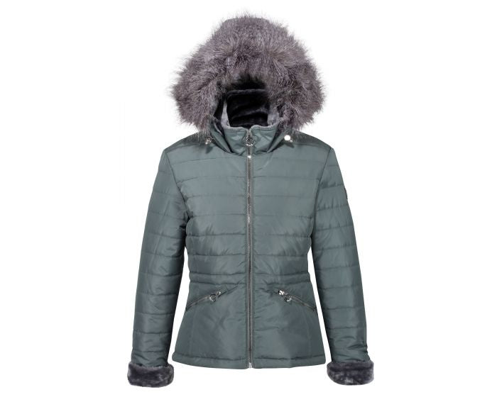 winterjas Westlynn dames polyester groen maat 40