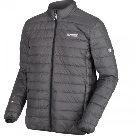 donsjas Whitehill heren polyamide grijs maat S
