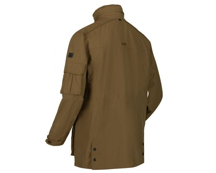 Elmore waterdichte outdoorjas bruin maat S
