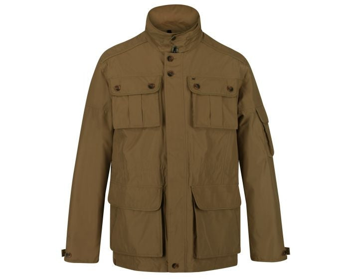 Elmore waterdichte outdoorjas bruin maat S