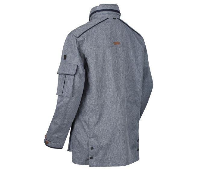Elmore waterdichte outdoorjas jeansblauw maat XL