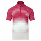fietsshirt Go Faster meisjes polyester roze/wit mt 15-16 jaar