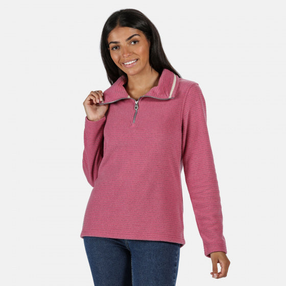 fleecetrui Solenne dames violet maat XS