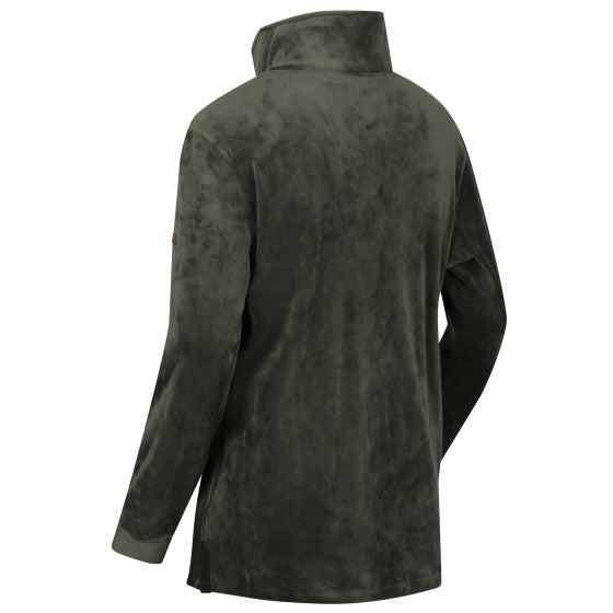 fleecevest Odelia dames bladgroen maat XS