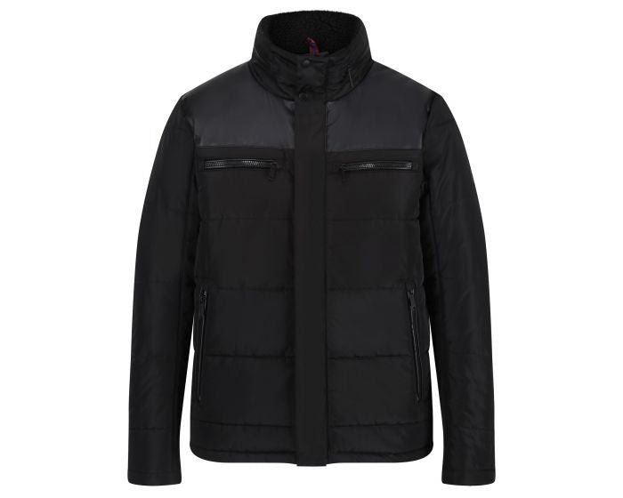herenjas Arnav polyester zwart maat XXL