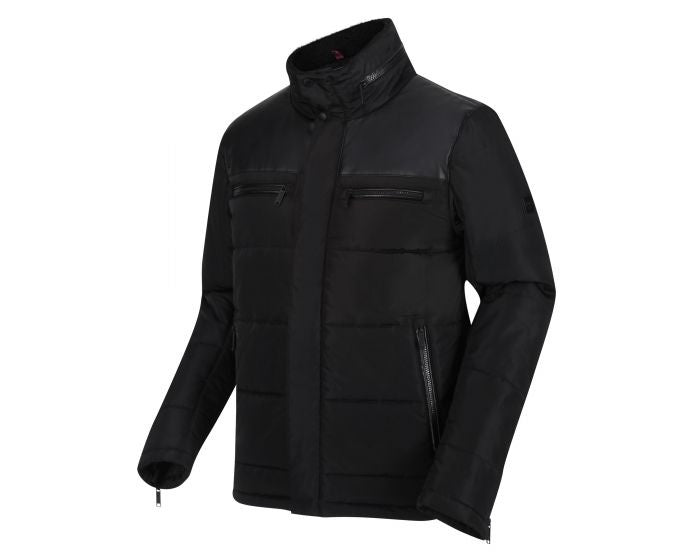 herenjas Arnav polyester zwart maat XXL