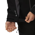 Regatta Highton II outdoorjack heren donkergrijs/zwart maat 3XL