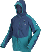 Regatta Highton II outdoorjack heren marineblauw/turquoise maat 3XL