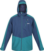 Regatta Highton II outdoorjack heren marineblauw/turquoise maat 3XL