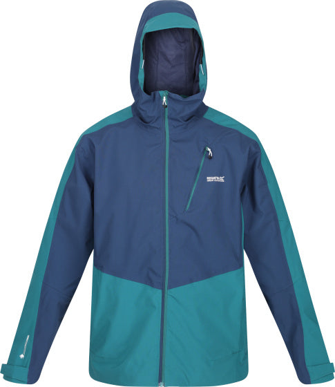Regatta Highton II outdoorjack heren marineblauw/turquoise maat S