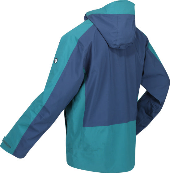 Regatta Highton II outdoorjack heren marineblauw/turquoise maat 3XL