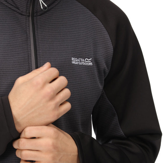 Regatta Highton III outdoorjack heren donkergrijs/zwart maat L