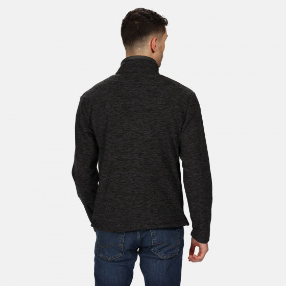 jack Earvin heren fleece donkergrijs maat S