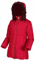 winterparka Bernadine meisjes polyester rood maat 98/104