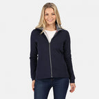 fleecejas Ramana dames katoen navy maat 34