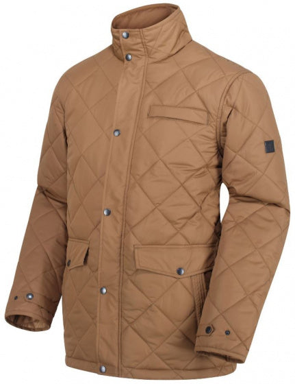 jas Locke heren polyester/synthetisch bruin maat S