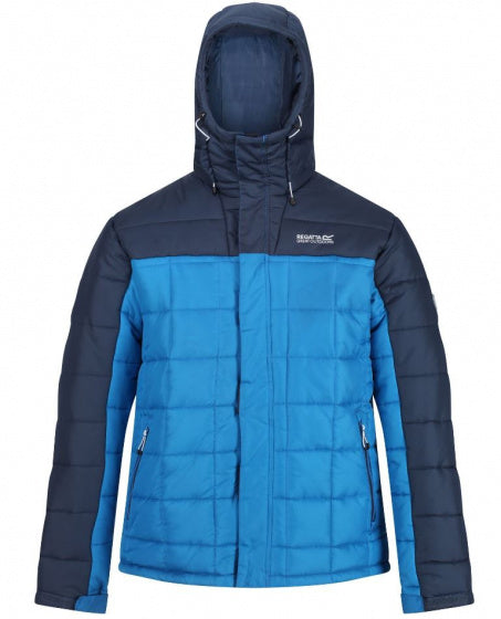 jas Nevado IV heren polyester blauw/zwart maat M