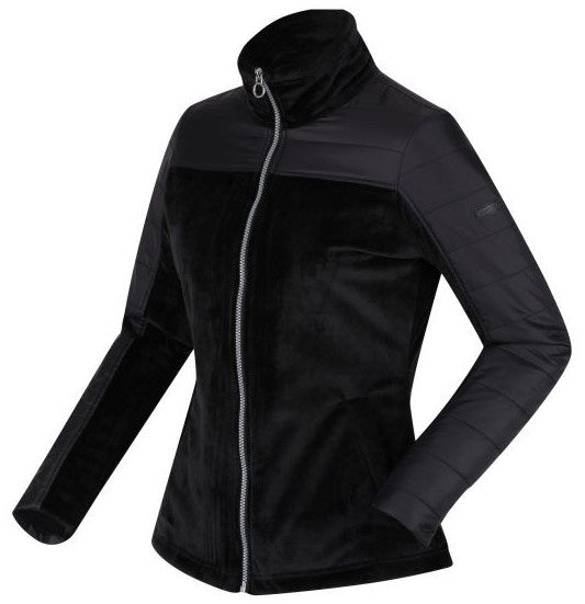winterjas Reinette dames polyester zwart maat 36