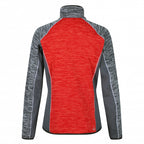 Laney VII fleecejack rood/grijs dames maat 34