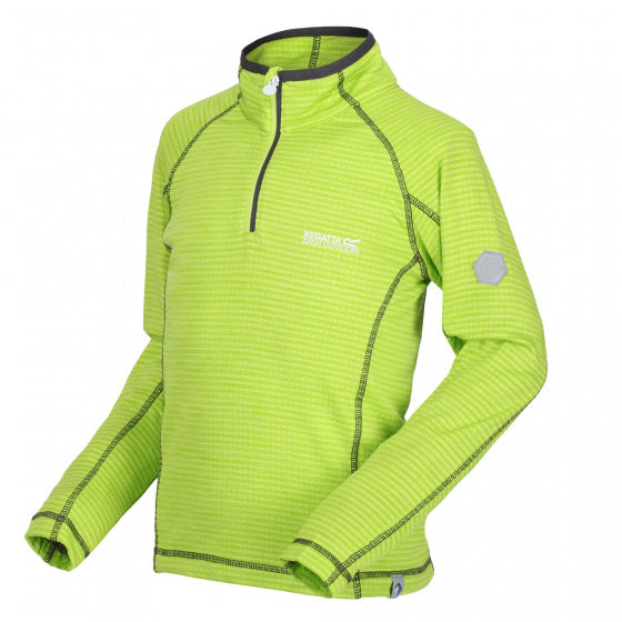 longsleeve Berley junior polyester groen maat 134-140
