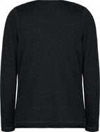 longsleeve Frayda dames polyester/viscose zwart maat 34