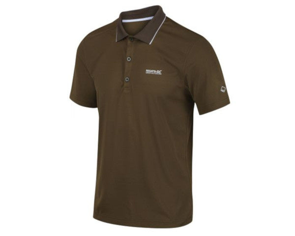 poloshirt Maverick V Active heren legergroen maat S