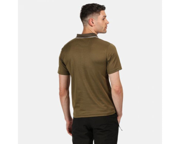 poloshirt Maverick V Active heren legergroen maat S