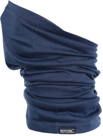 nekwarmer polyester donkerblauw one-size