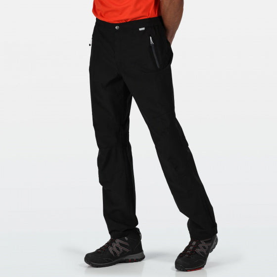 outdoorbroek Highton heren 86 cm polyester zwart mt XXL