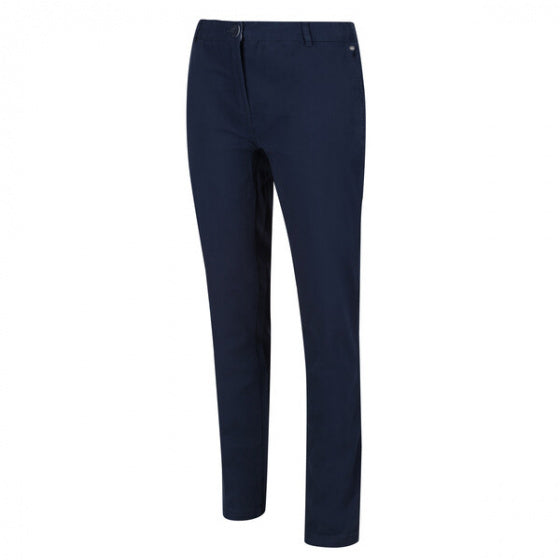 outdoorbroek Querina dames katoen blauw maat 44