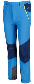 outdoorbroek Tech Mountain junior polyester blauw mt 134-140