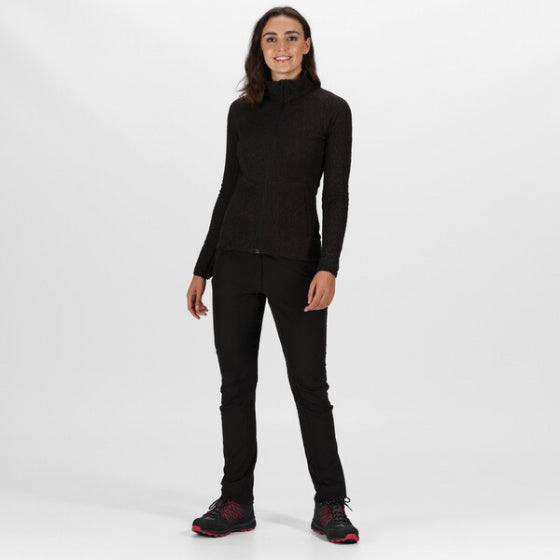 outdoorjack Kelford dames katoen/polyester zwart maat 40