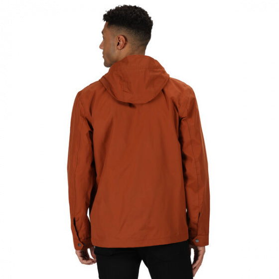 outdoorjas Bazyl II heren polyester oranje maat M