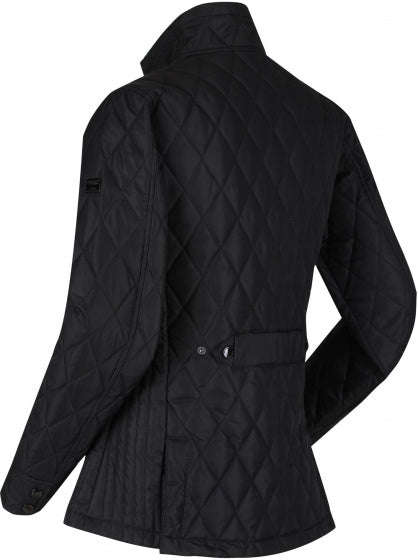 outdoorjas Charna dames polyester zwart maat 40
