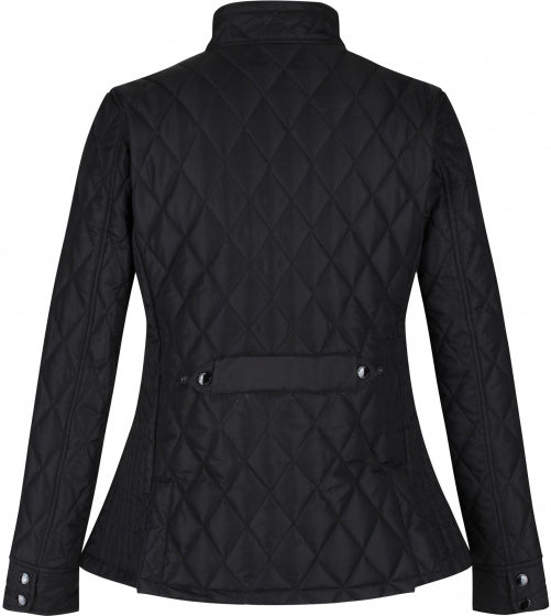 outdoorjas Charna dames polyester zwart maat 40