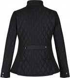outdoorjas Charna dames polyester zwart maat 40