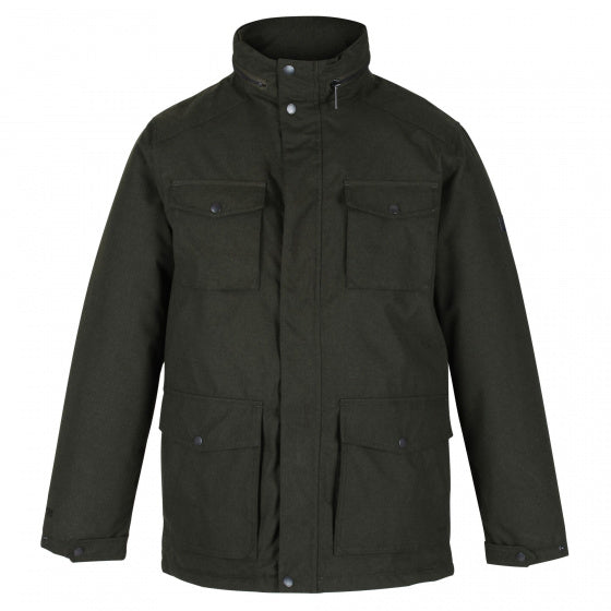 outdoorjas Eneko heren polyester donkergroen maat M